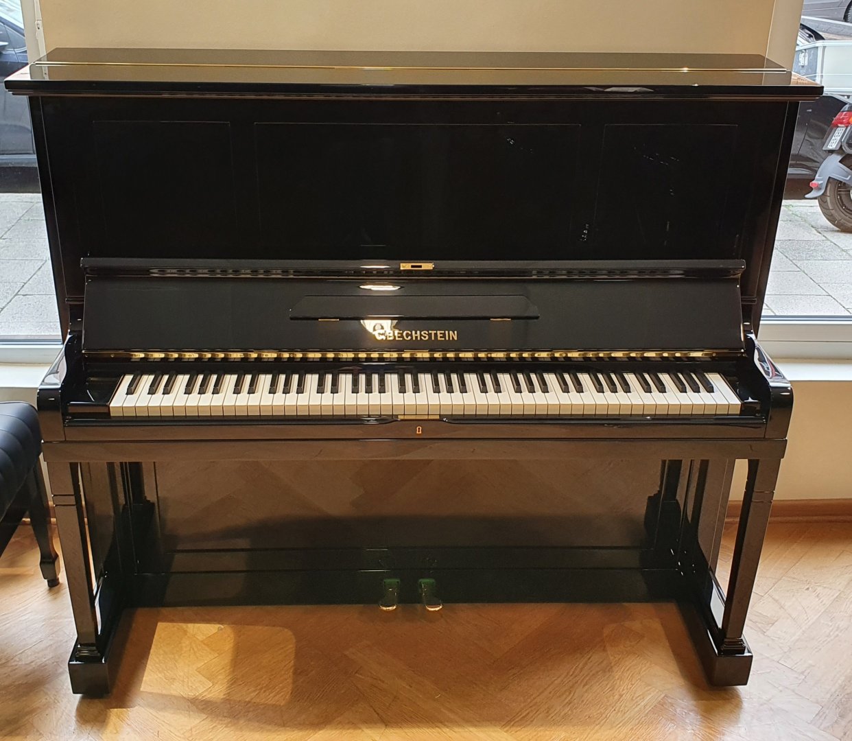Bechstein 8 von 1930 in Schwarz glänzend