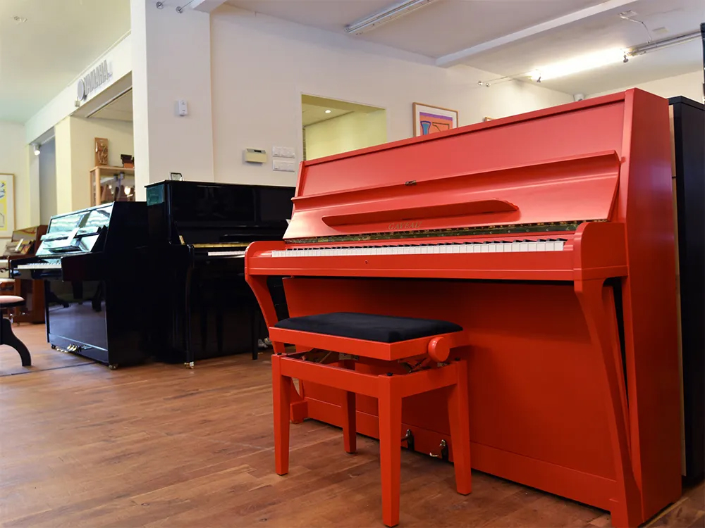 Schimmel Gaveau LG66 von 1980 in Sonderfarbe matt