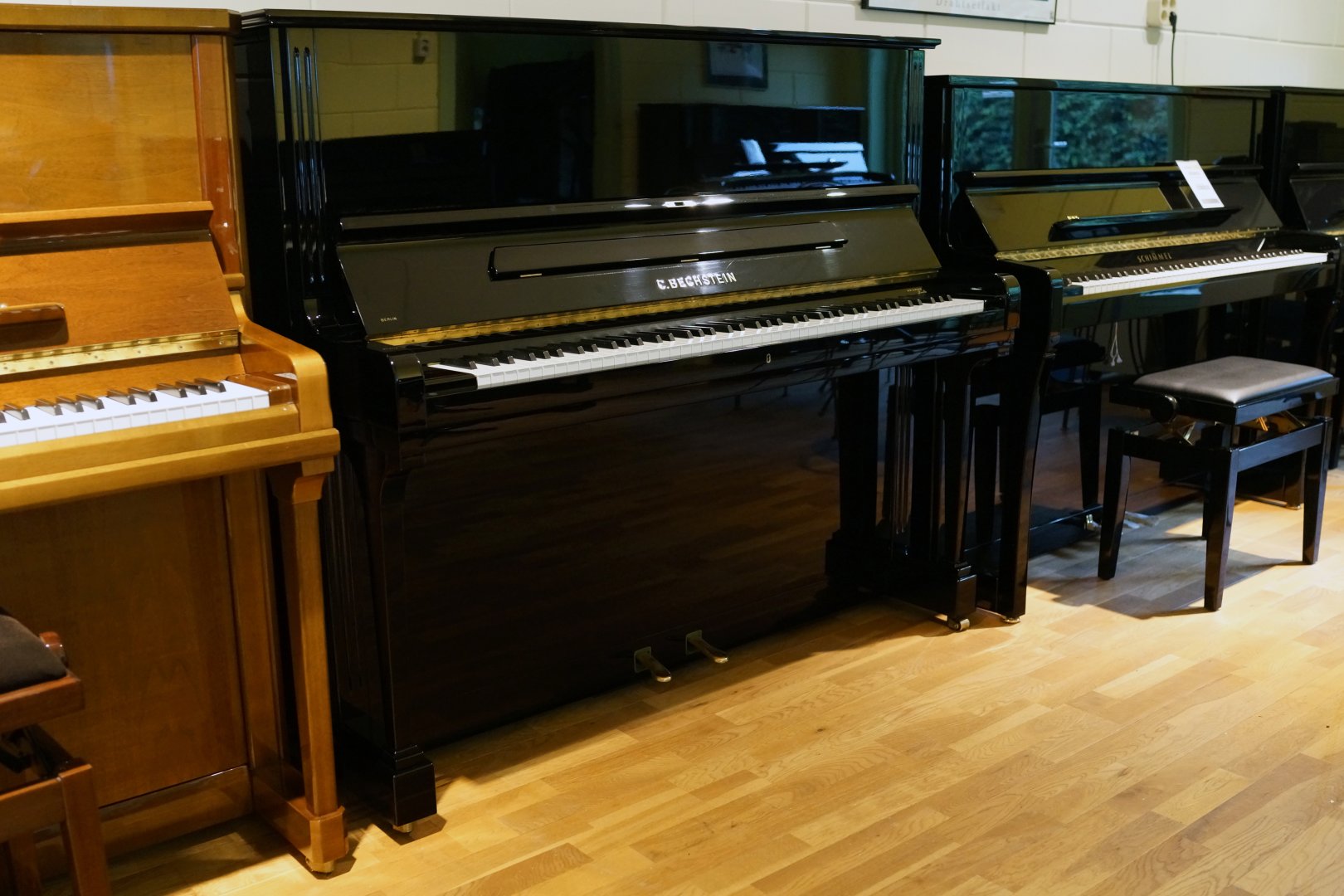 Bechstein 8 von 1992 in Schwarz glänzend