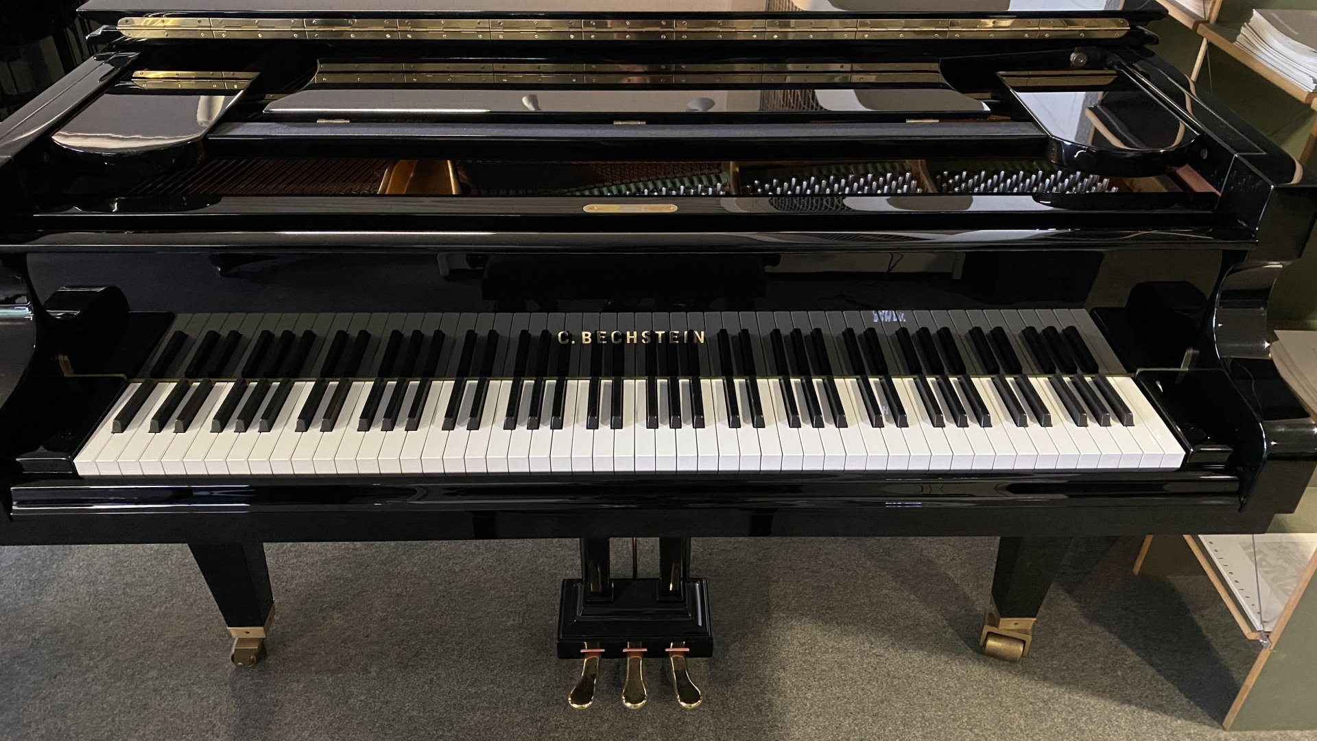 Bechstein M/P 192 von 2005 in Schwarz glänzend