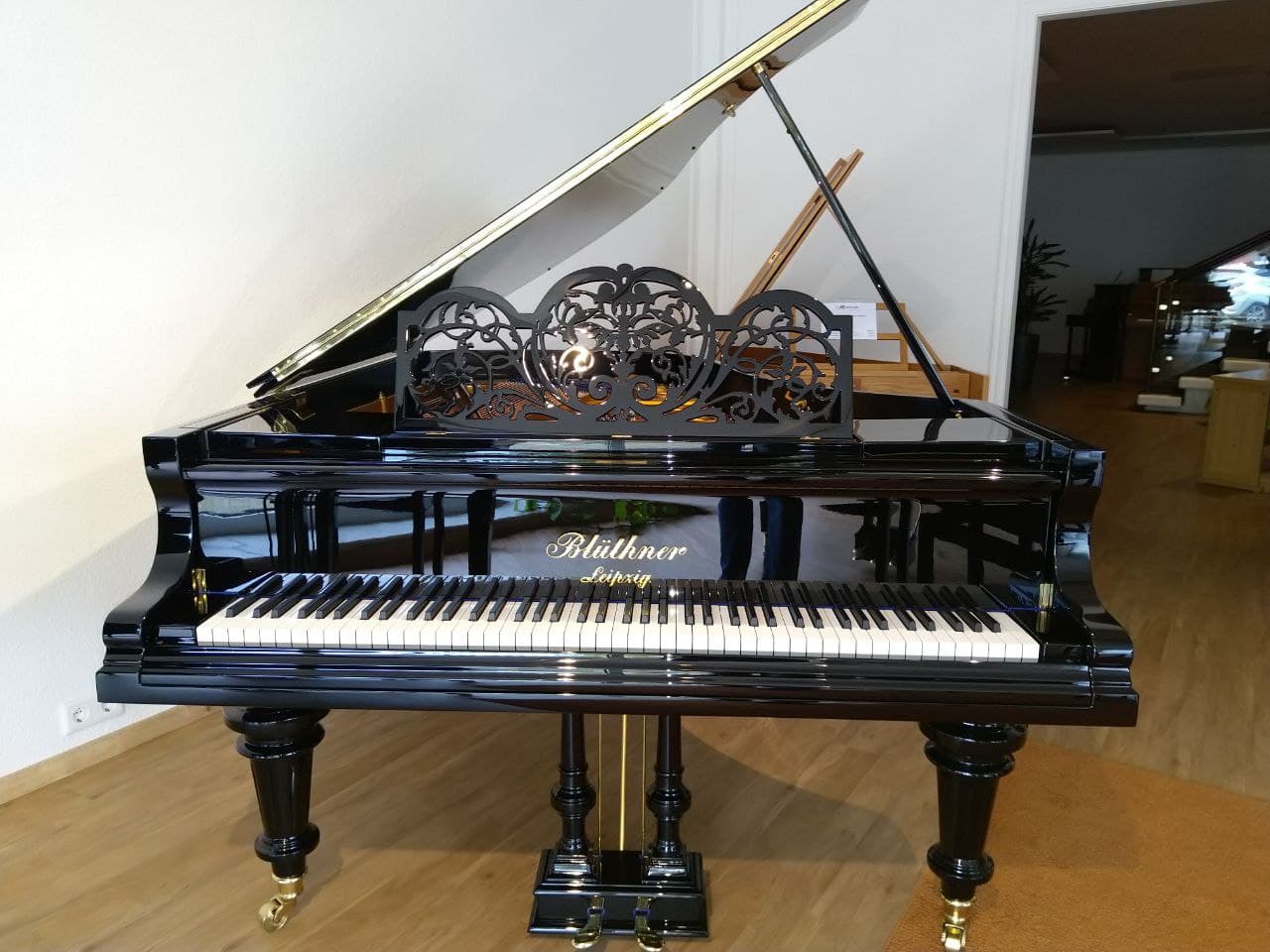 Blüthner Aliquot 190 von 1906 in Schwarz glänzend