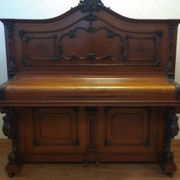 Schimmel 120 von 1900 in Nussbaum glänzend