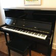 Steinway & Sons V 125 von 1988 in Schwarz glänzend