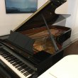 Steinway & Sons D 274 von 1985 in Schwarz glänzend