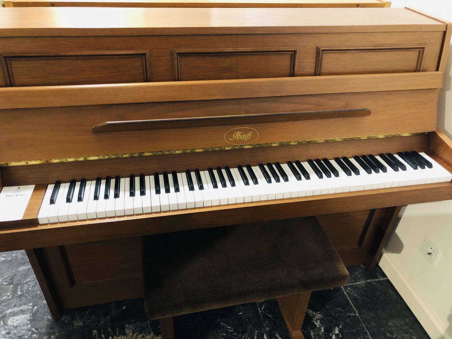 Ibach B-6 von 1978 in Nussbaum matt