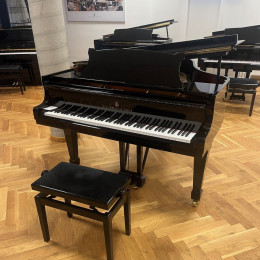 Steinway & Sons M 170 von 1986 in Schwarz glänzend