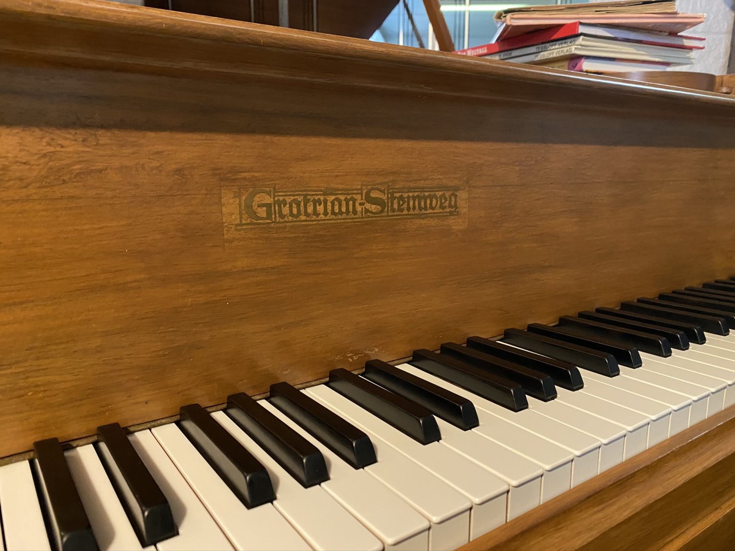 Grotrian-Steinweg 185 von 1910 in Holz matt