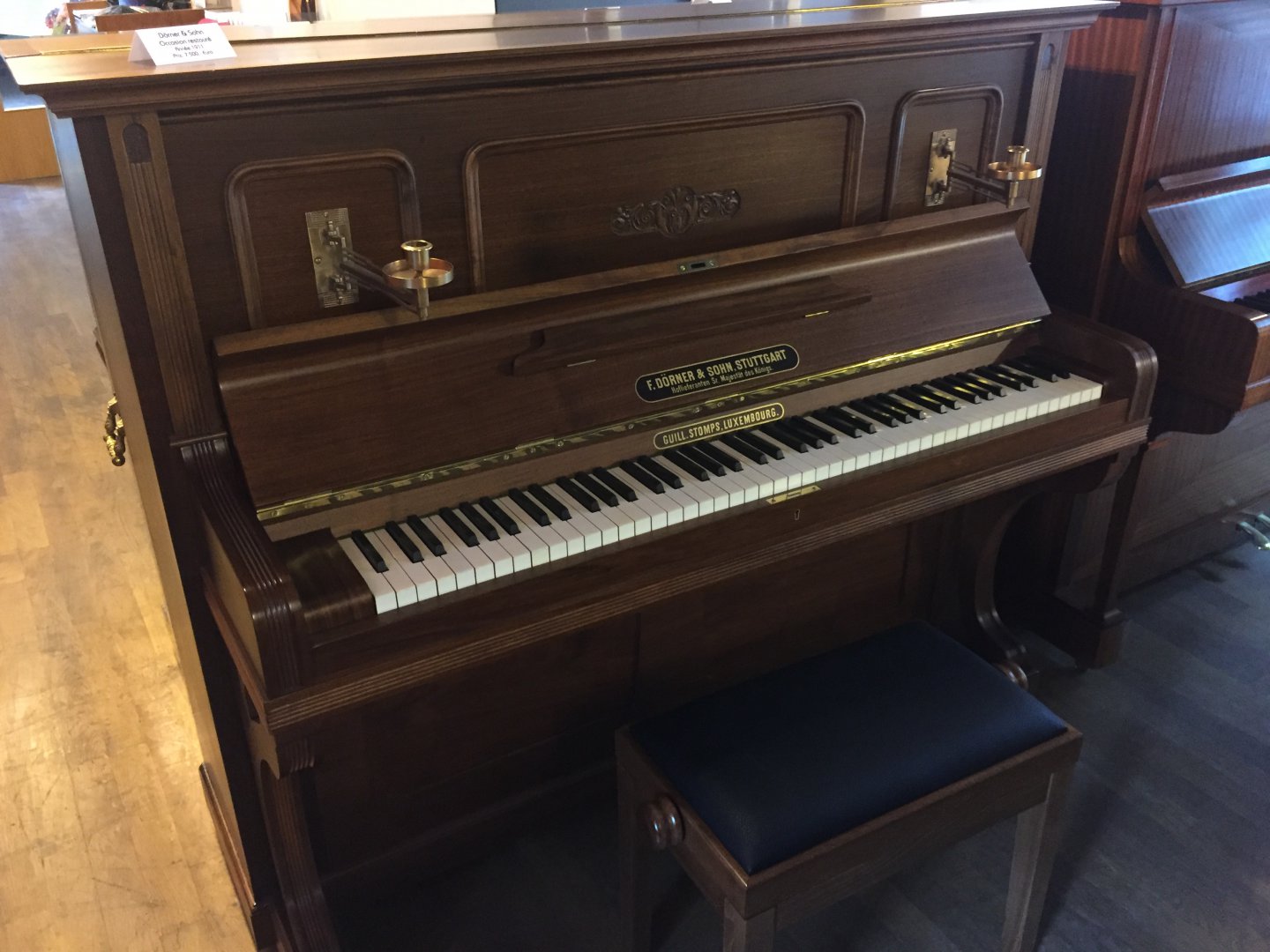 Andere Marke Klavier Dorner Und Sohn Stuttgart Gebraucht Von Pianos Elsen Colmar Pont Klavierwunsch