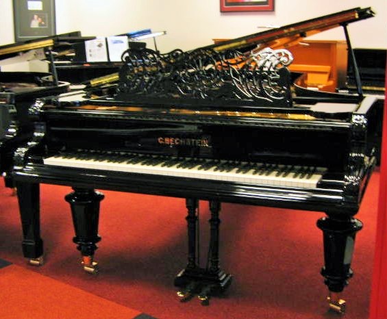 Bechstein 2.40 von 1902 in Schwarz glänzend