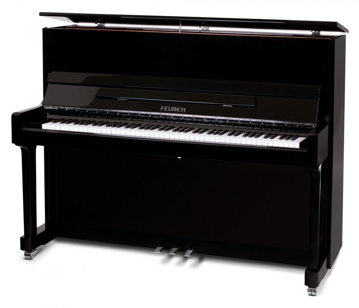 Feurich 122 Universal Bj.2014 von 2014 in Schwarz glänzend