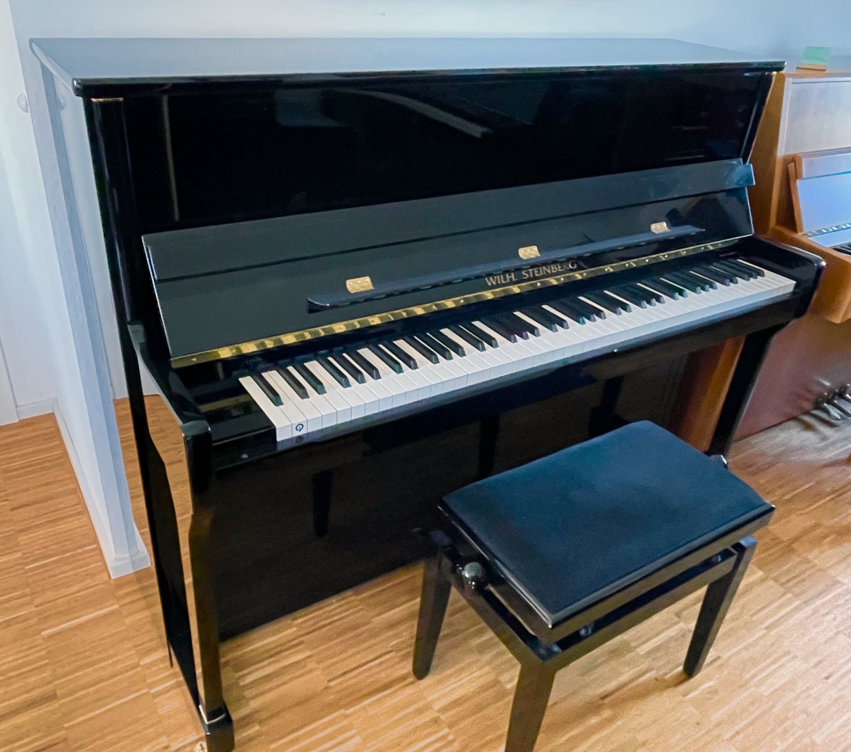 Wilh. Steinberg 116 cm von 2009 in Schwarz glänzend