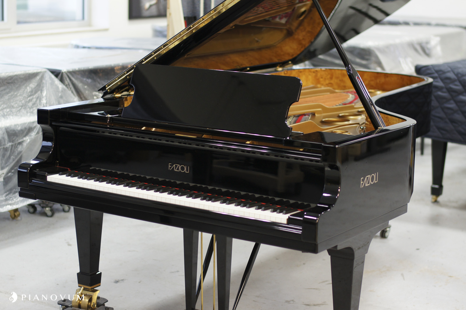 Fazioli F278 von 2006 in Schwarz glänzend