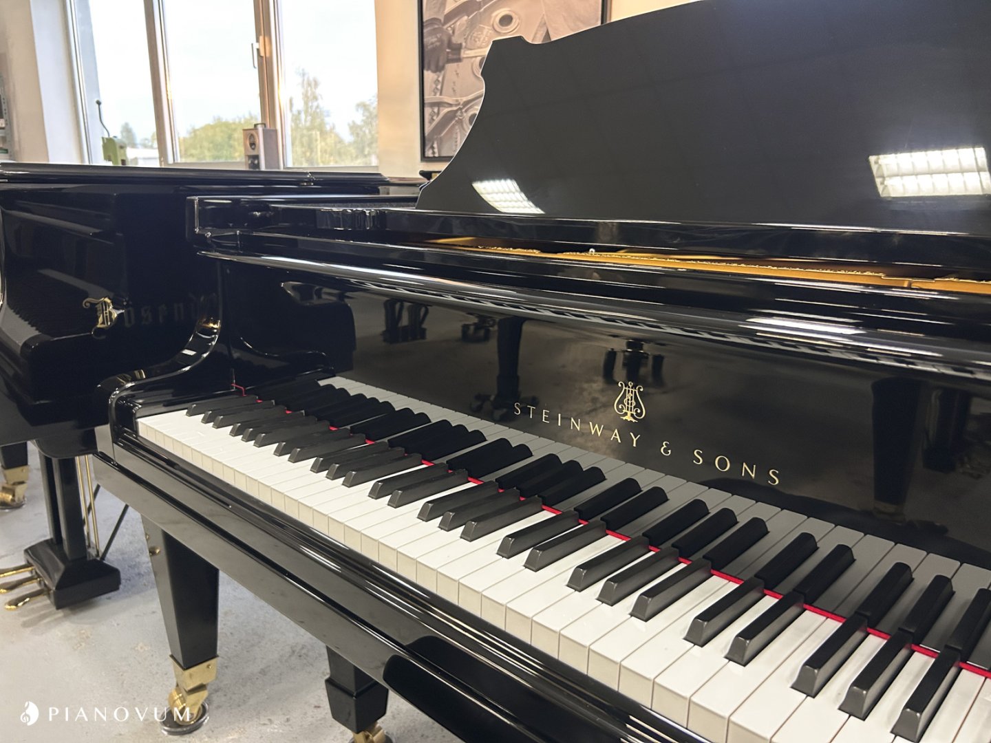 Steinway & Sons B-211 von 1918 in Schwarz glänzend