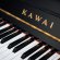 Kawai BS2A von 1985 in Schwarz glänzend