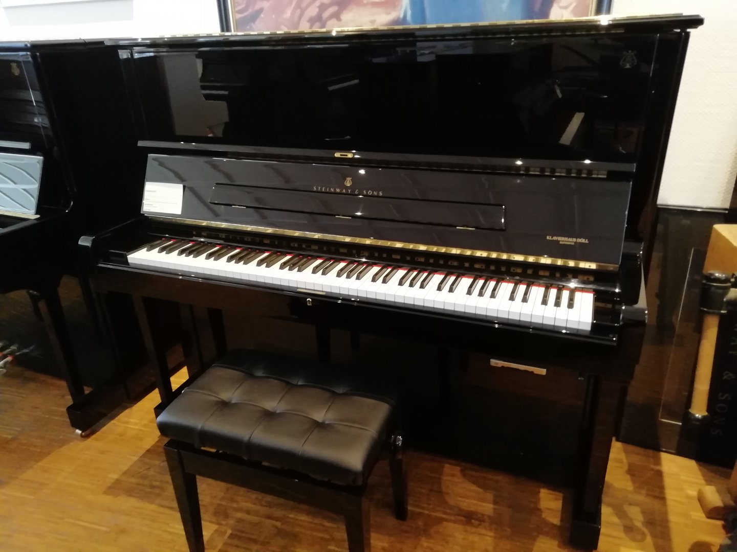 Steinway & Sons K-132 von 2001 in Schwarz glänzend