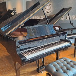 Steinway & Sons A-188 von 1985 in Schwarz glänzend